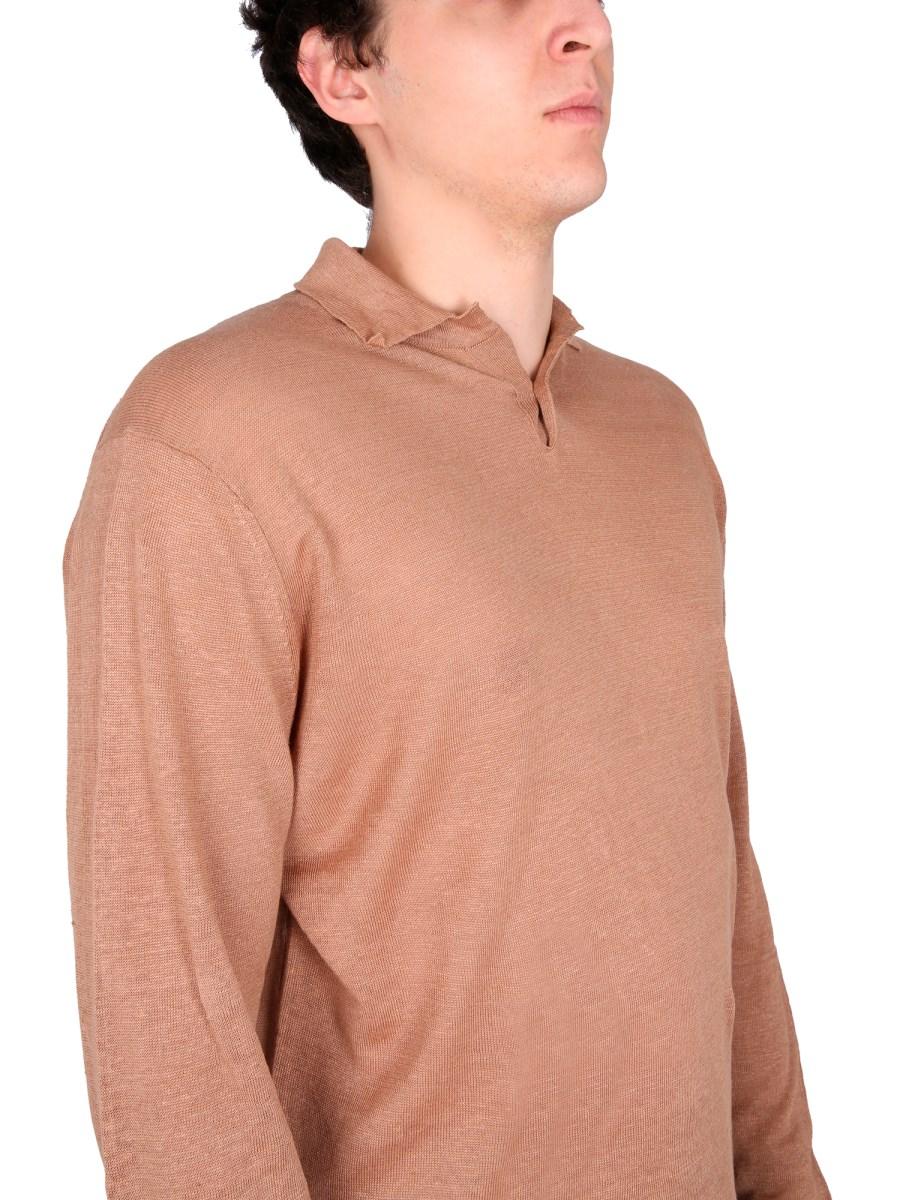 BALLANTYNE POLO IN LINO REGULAR FIT