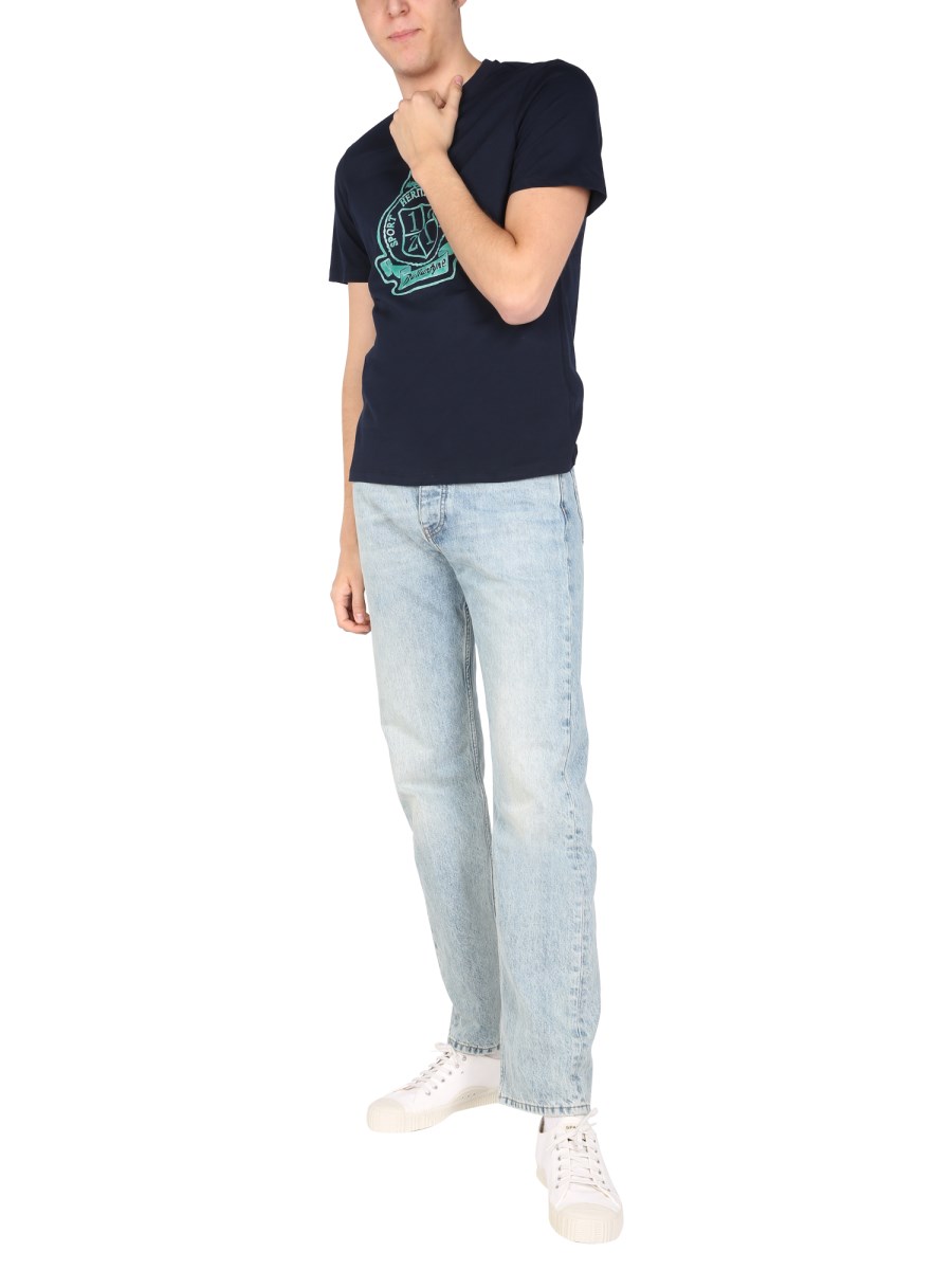 BALLANTYNE T-SHIRT "HERITAGE" IN JERSEY DI COTONE