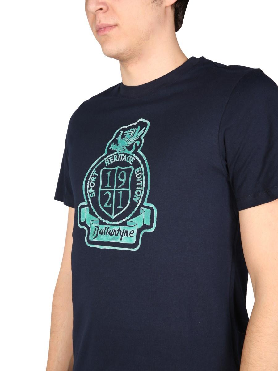 BALLANTYNE T-SHIRT "HERITAGE" IN JERSEY DI COTONE