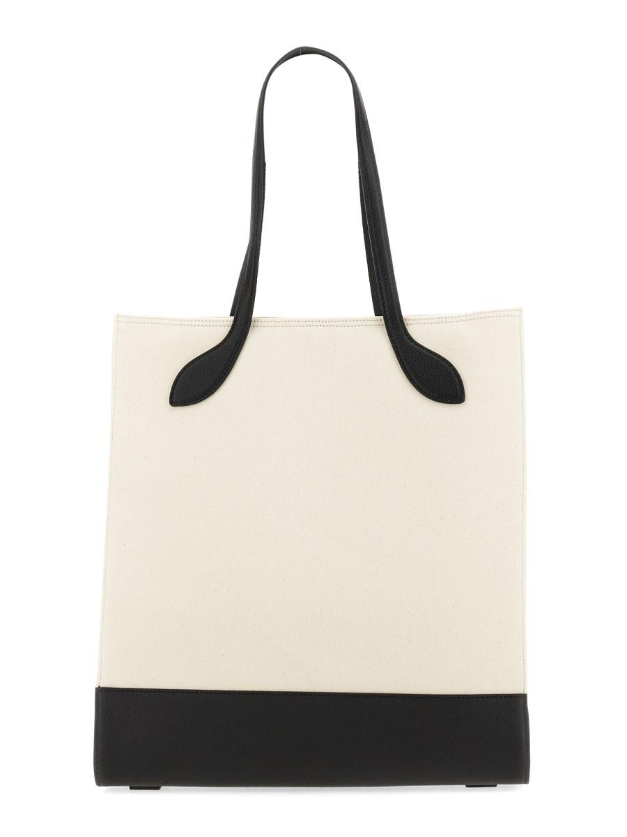 BALLY BORSA TOTE BAR KEEP ON IN TESSUTO