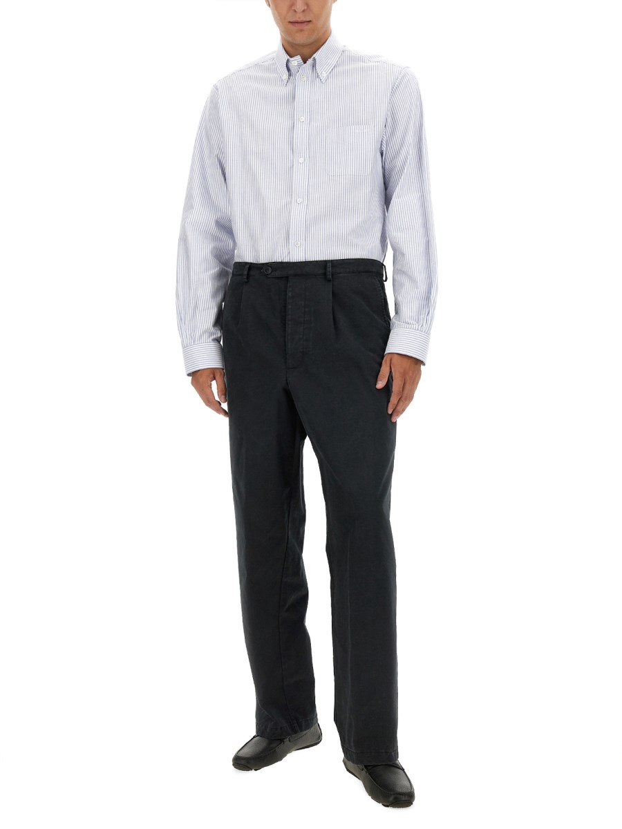 BALLY CAMICIA IN POPELINE DI COTONE CON LOGO