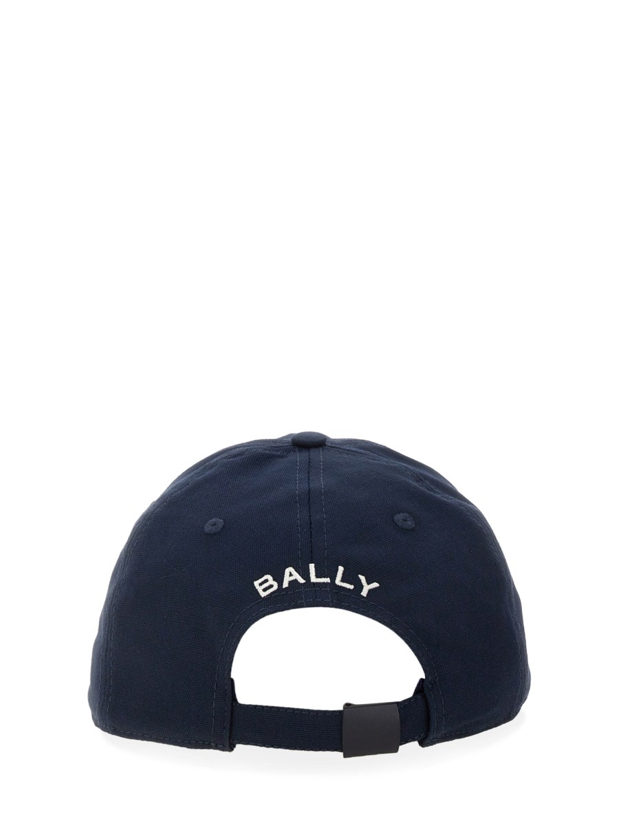 BALLY CAPPELLO IN COTONE CON LOGO BALLY CREST