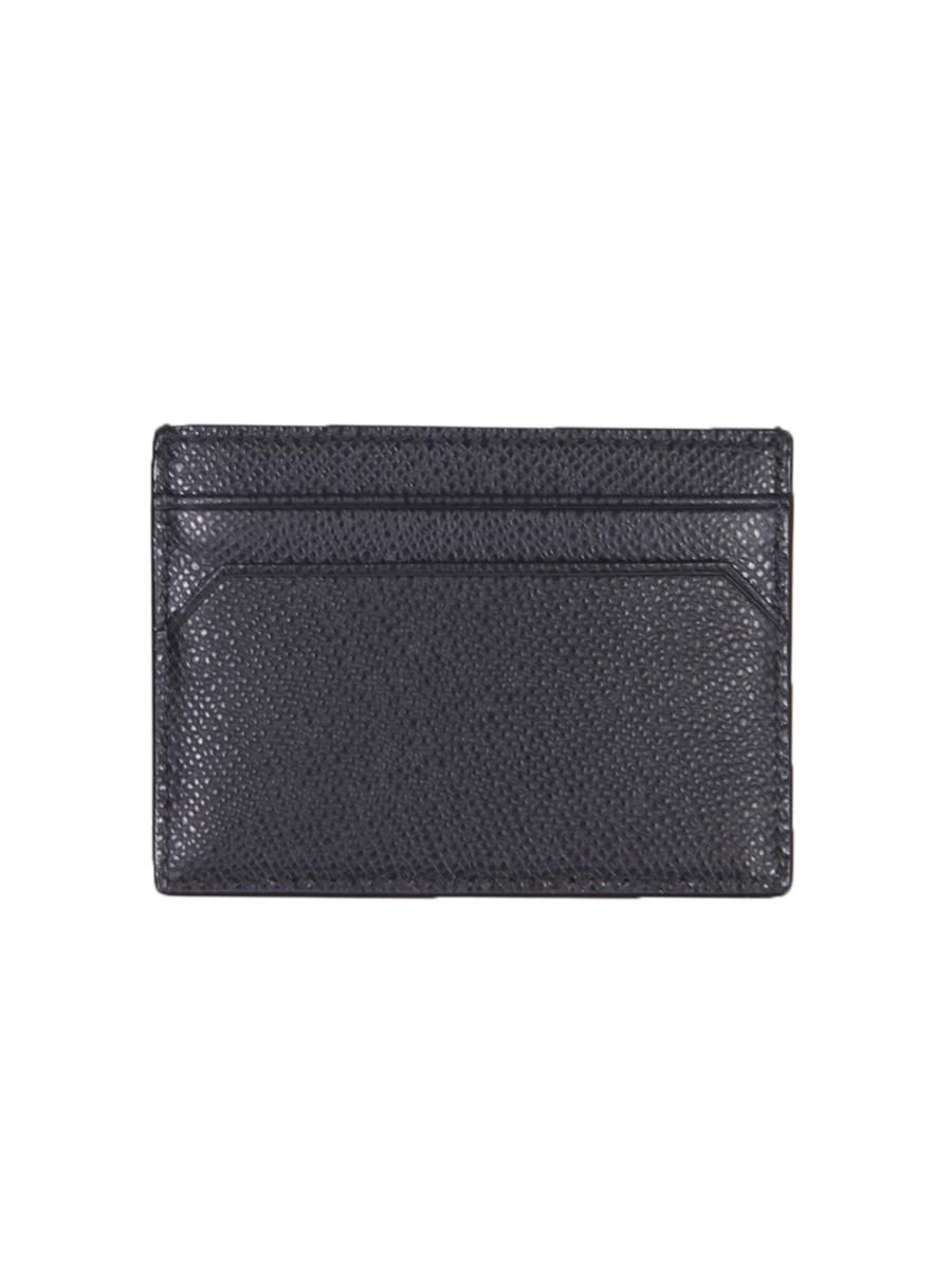 BALLY PORTACARTE "THAR" IN PELLE MARTELLATA