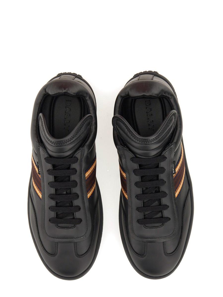 BALLY SNEAKER IN PELLE CON LOGO