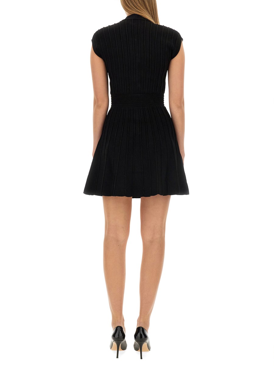 BALMAIN ABITO IN VELLUTO CON BOTTONI