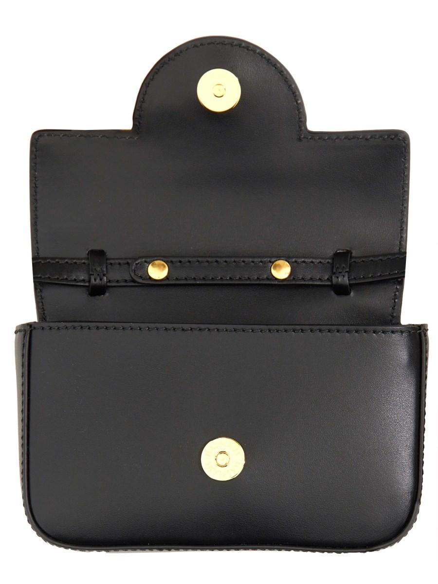 BALMAIN BORSA "B-BUZZ 17" MINI IN PELLE
