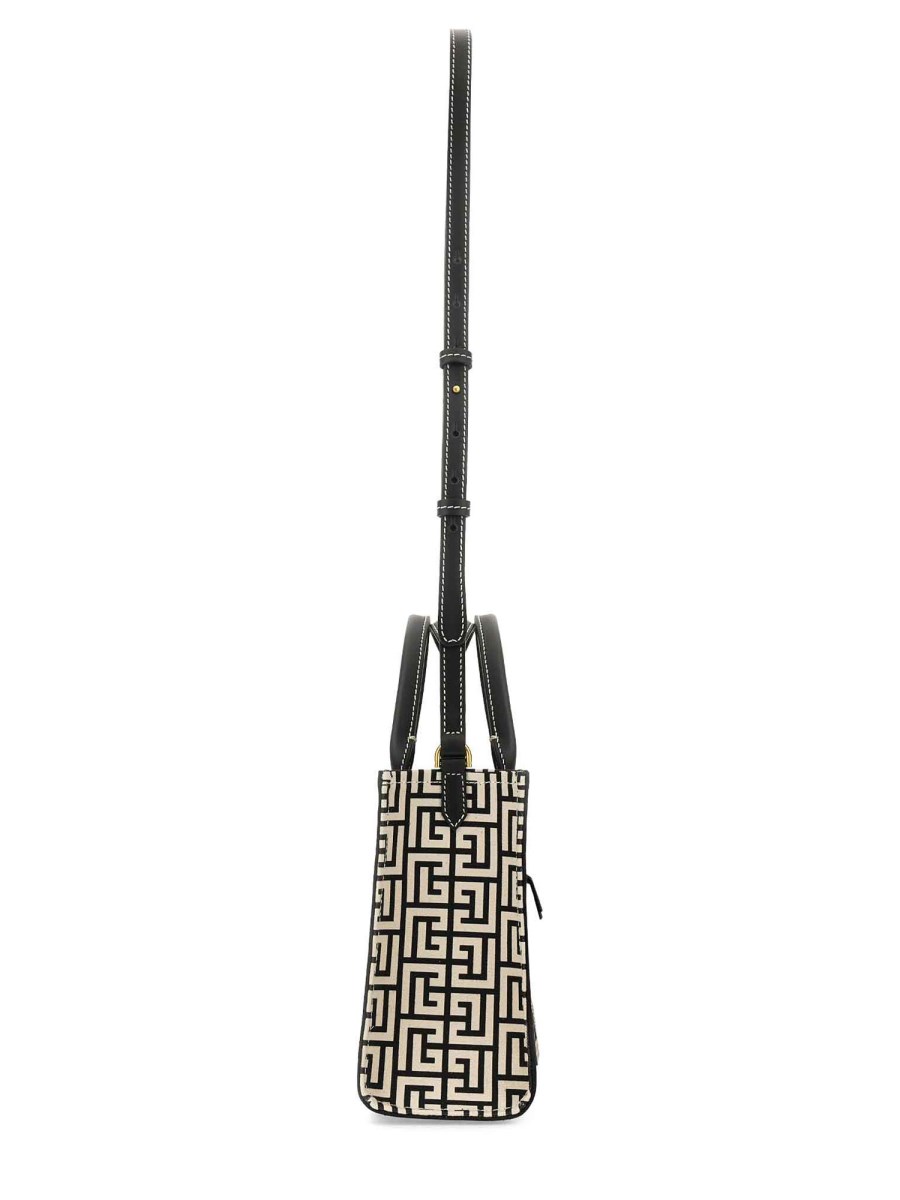 BALMAIN BORSA SHOPPER "B-ARMY" IN CANVAS