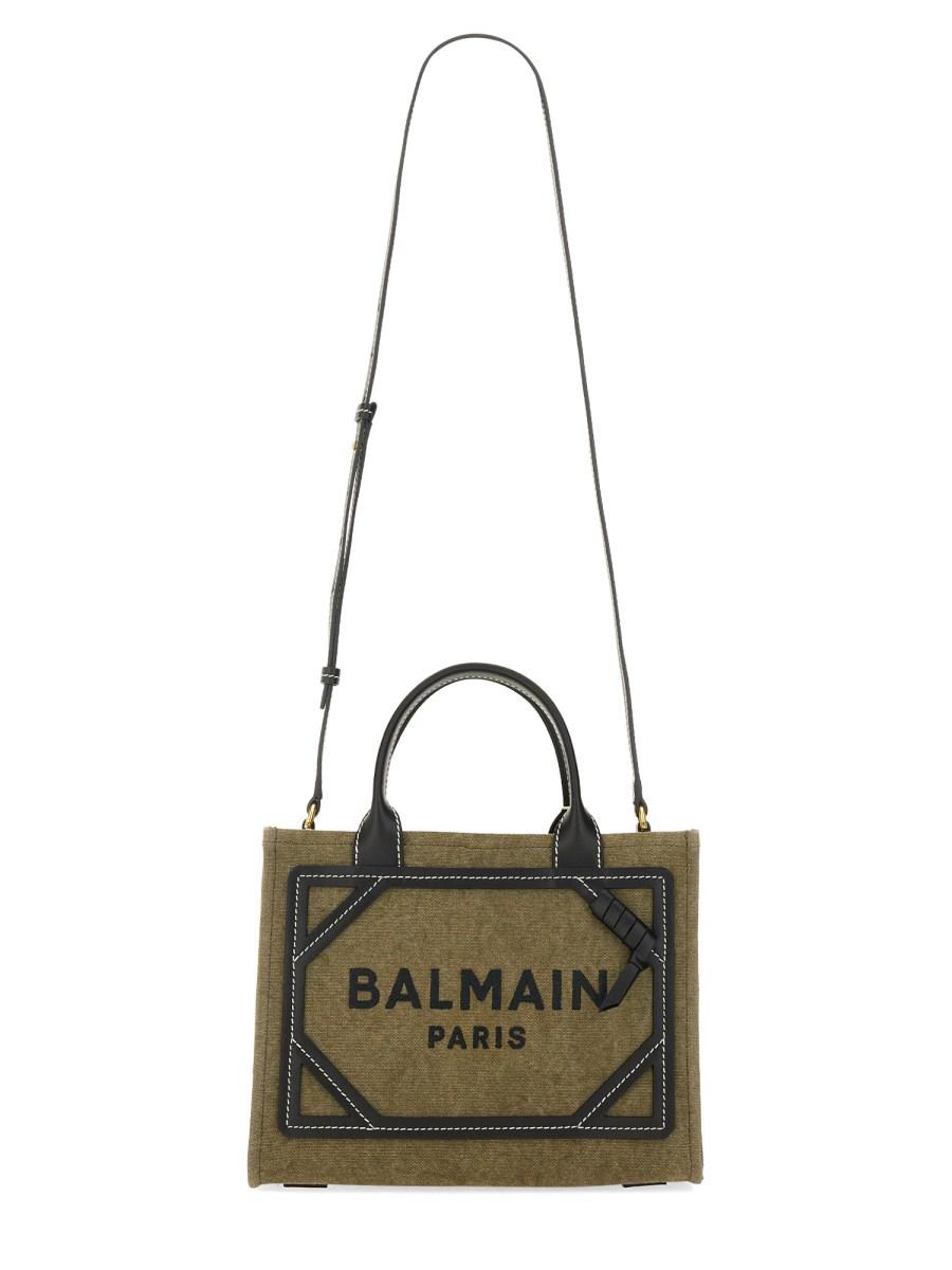 BALMAIN BORSA SHOPPER B-ARMY IN TELA DI COTONE
