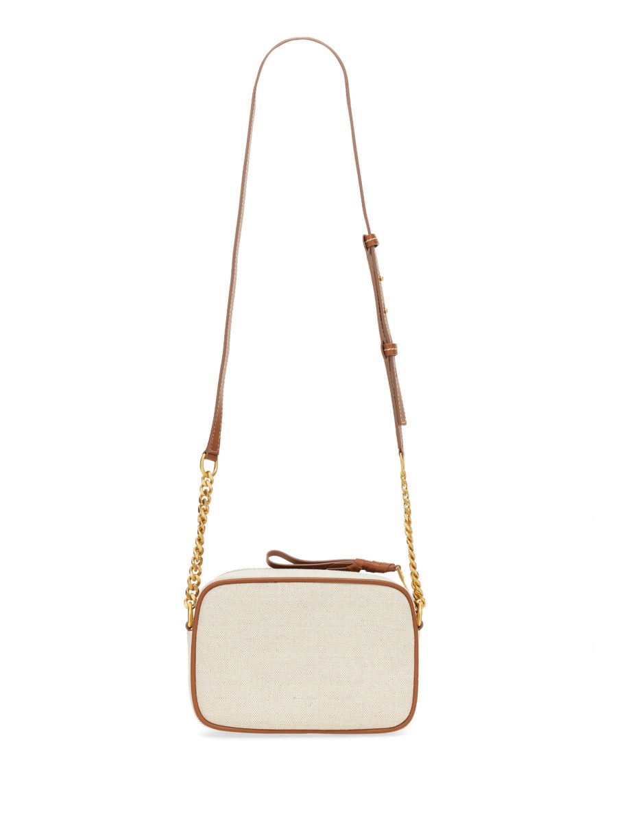 BALMAIN CAMERA BAG "B-ARMY" IN TELA E PELLE