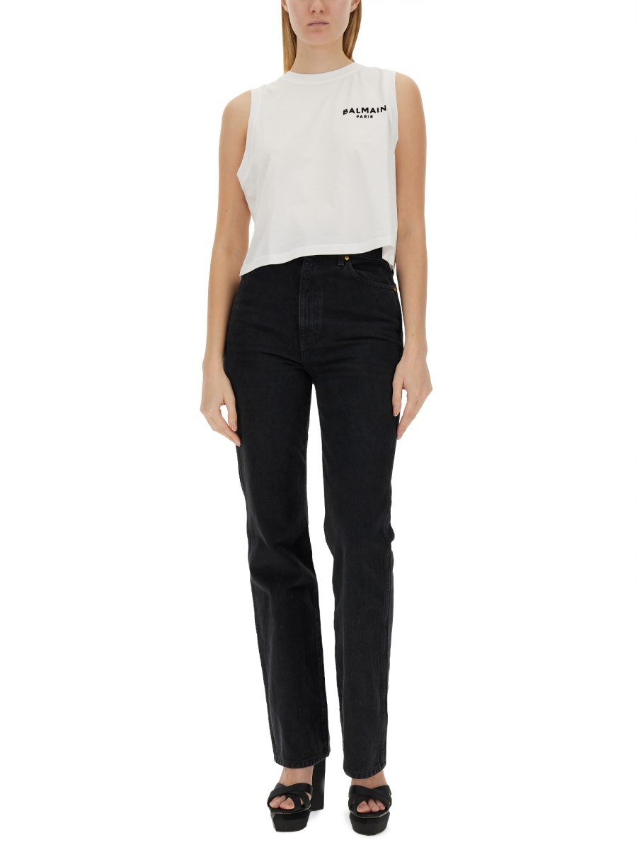 BALMAIN CANOTTA CON LOGO