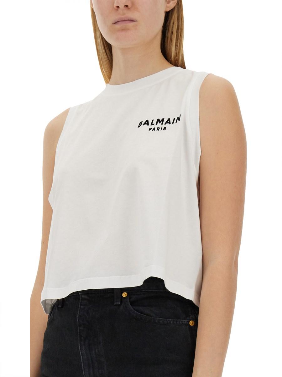 BALMAIN CANOTTA CON LOGO
