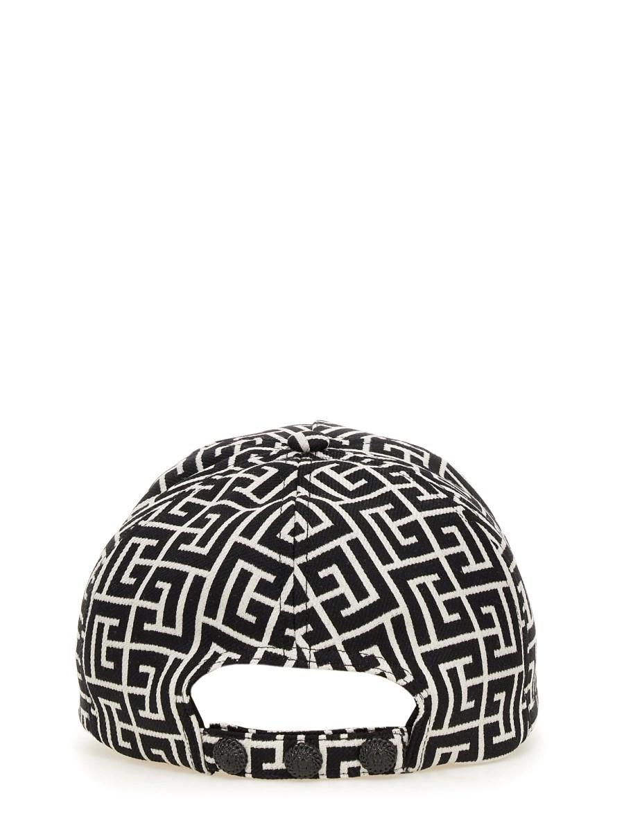 BALMAIN CAPPELLO DA BASEBALL MONOGRAM