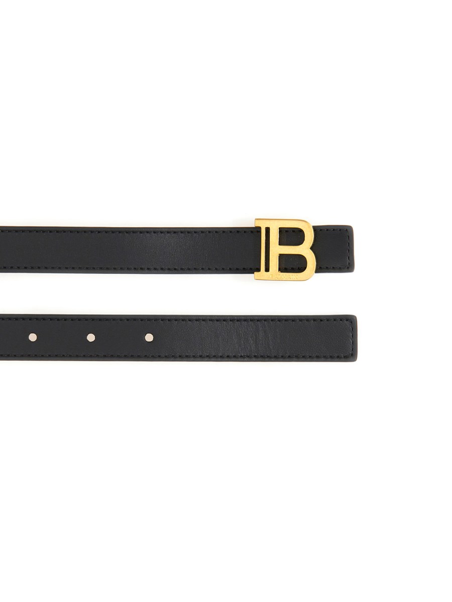 BALMAIN CINTURA IN PELLE CON LOGO