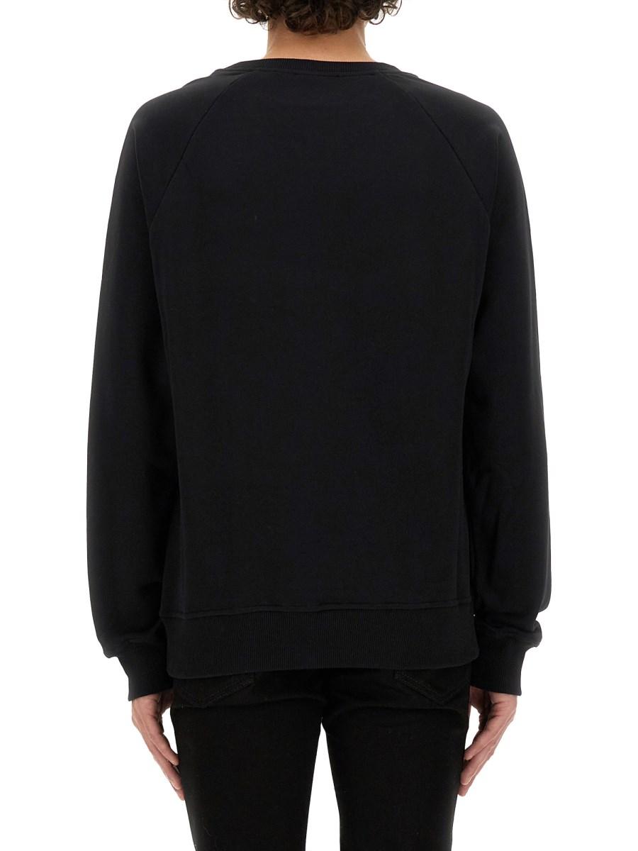 BALMAIN FELPA IN COTONE CON LOGO
