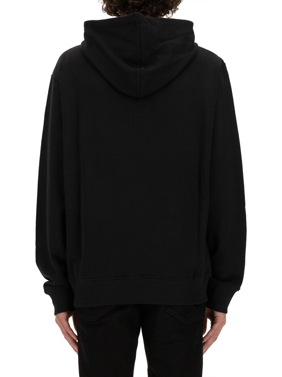 BALMAIN FELPA IN COTONE CON LOGO