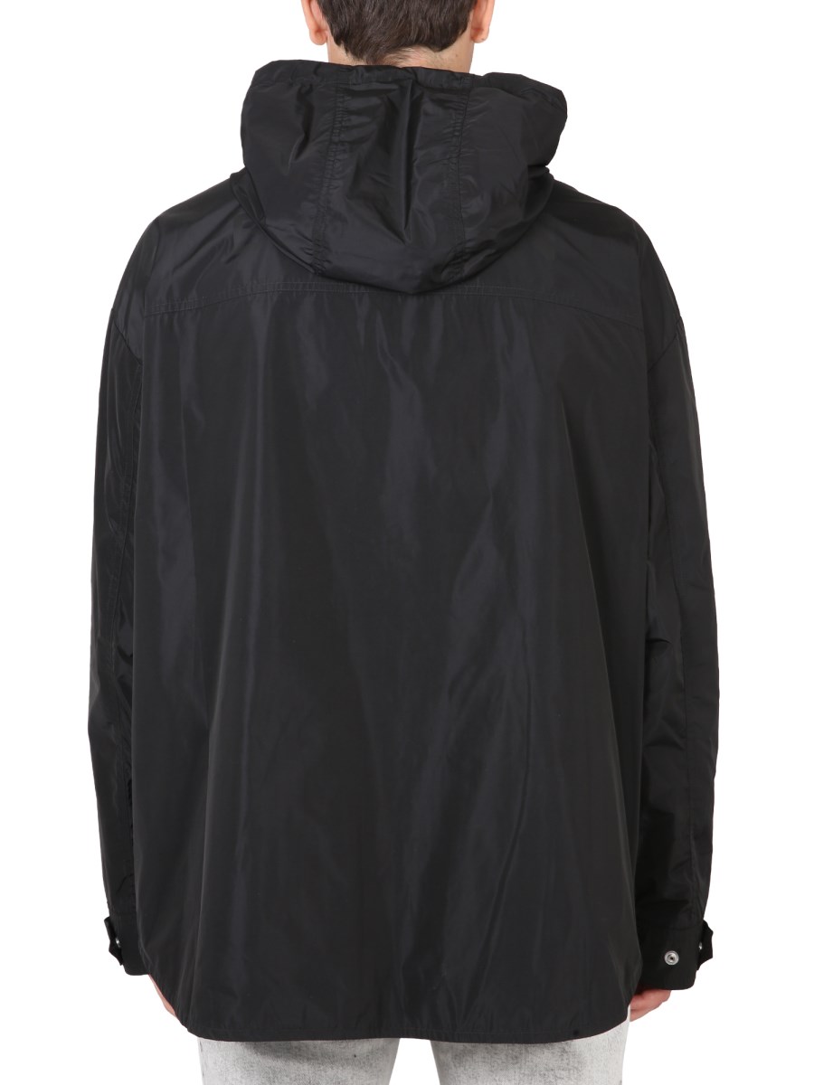 BALMAIN GIACCA CON CAPPUCCIO