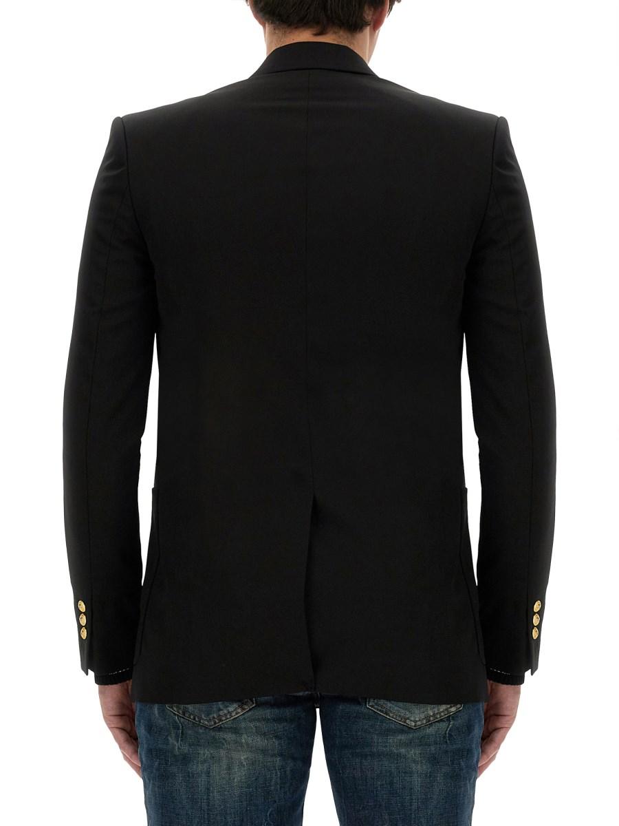 BALMAIN GIACCA IN LANA TECNICA