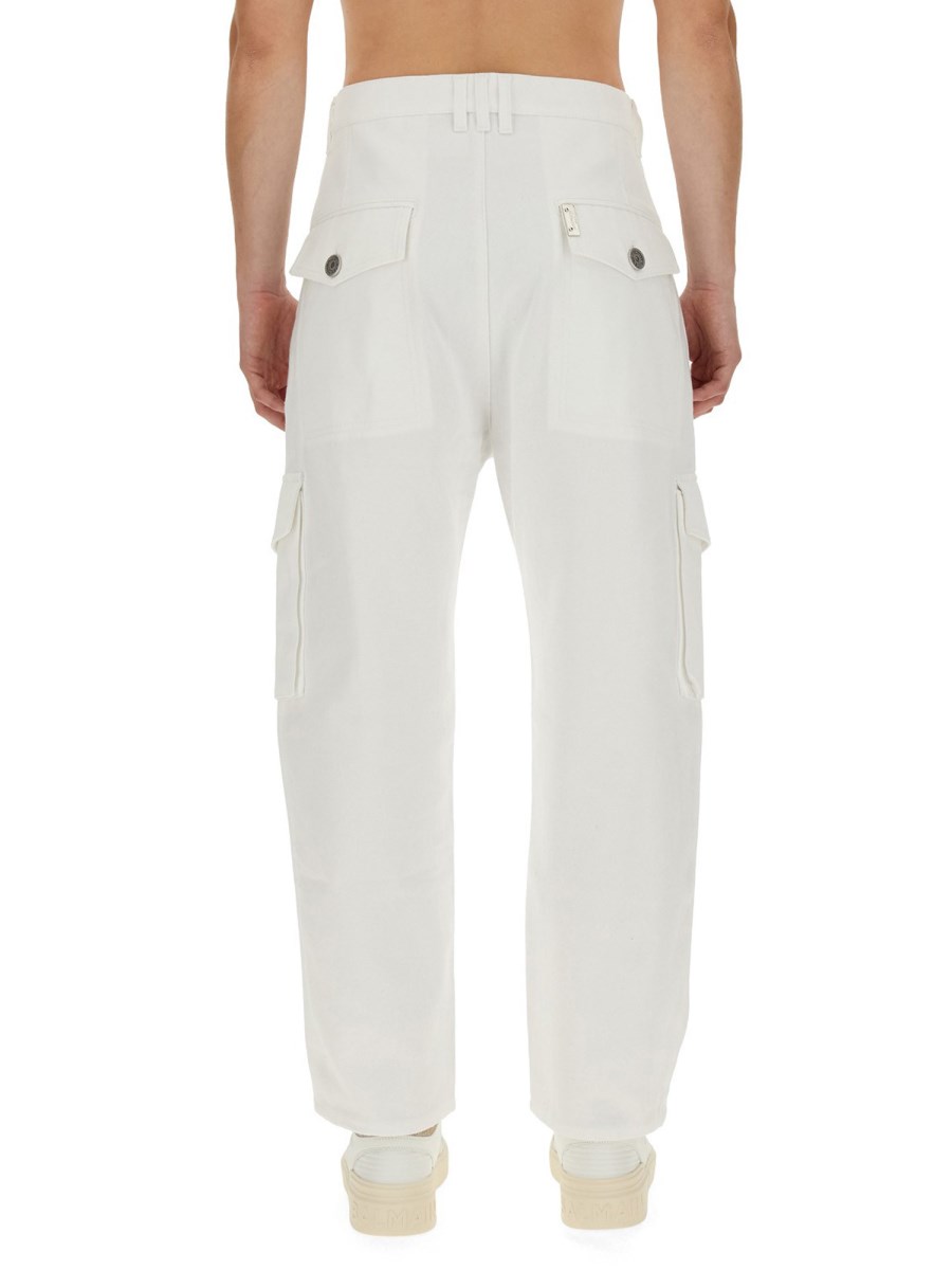 BALMAIN PANTALONE CARGO IN COTONE