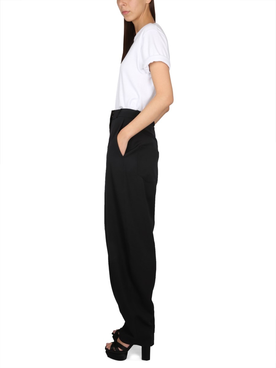 BALMAIN PANTALONE IN LANA