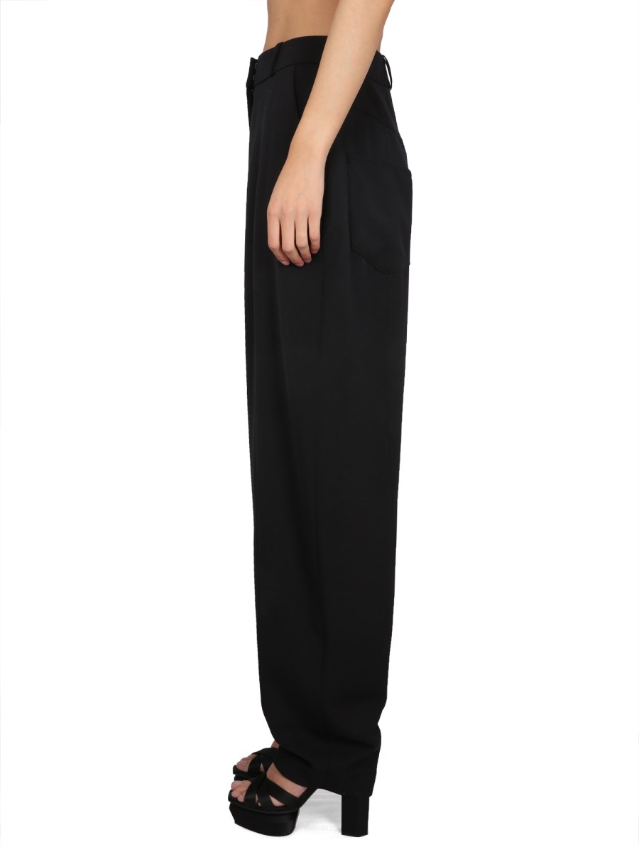 BALMAIN PANTALONE IN LANA