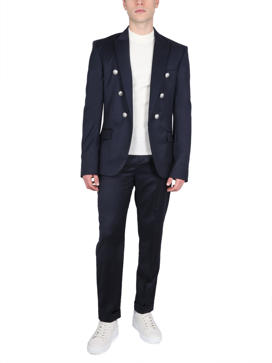 BALMAIN PANTALONE STRAIGHT LEG