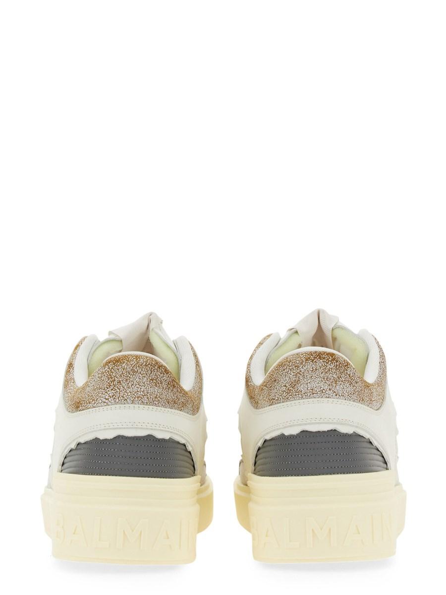 BALMAIN SNEAKER IN PELLE BIANCA