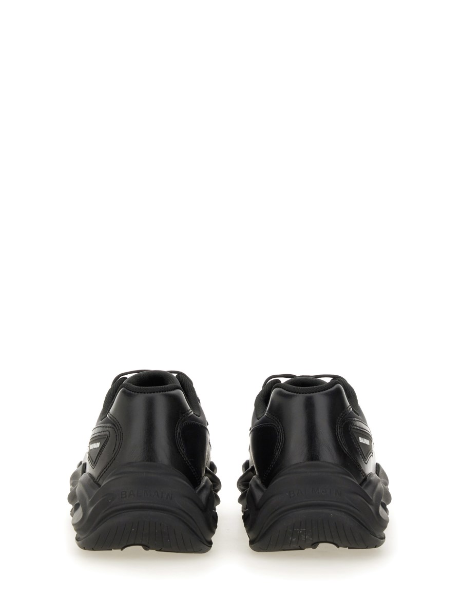 BALMAIN SNEAKER RUN-ROW IN ECOPELLE