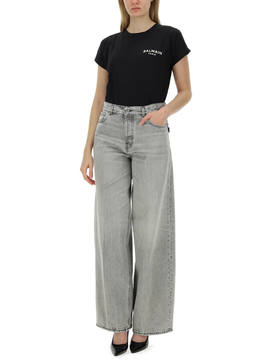 BALMAIN T-SHIRT CON LOGO