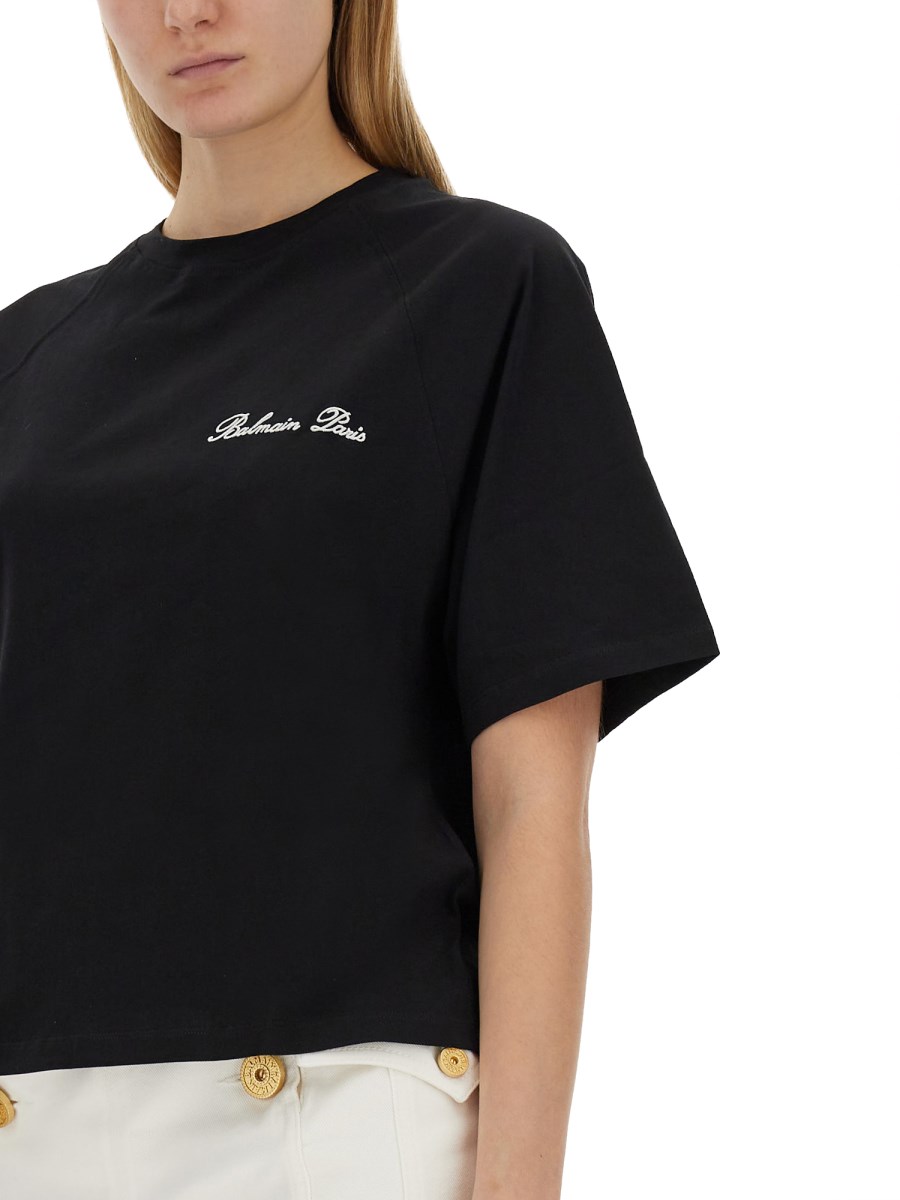 BALMAIN T-SHIRT CON LOGO