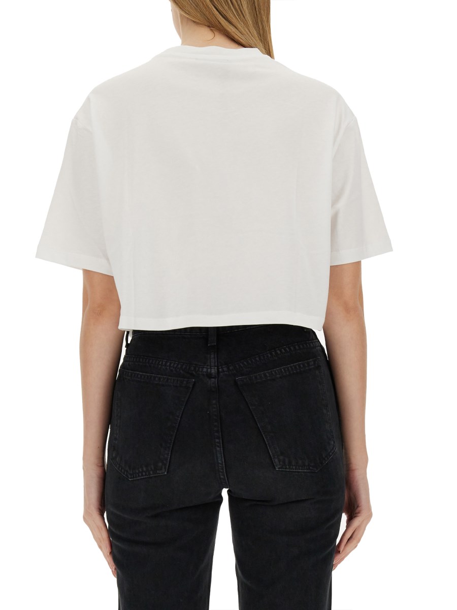 BALMAIN T-SHIRT CON STAMPA LOGO
