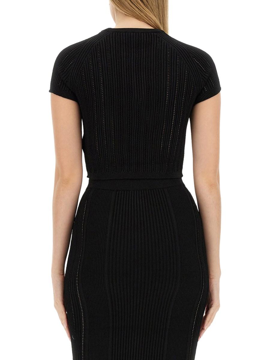 BALMAIN TOP IN MAGLIA