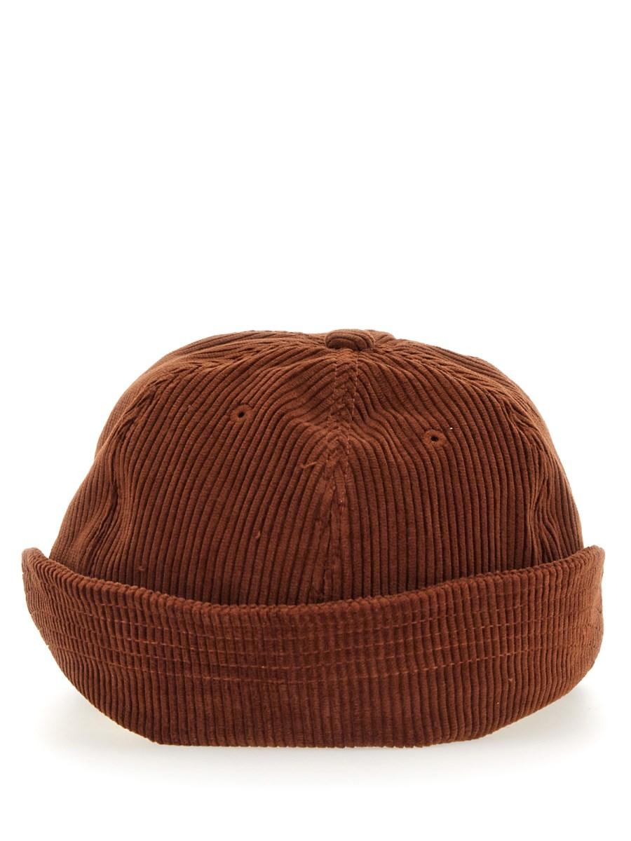 BARACUTA CAPPELLO IN VELLUTO CON LOGO