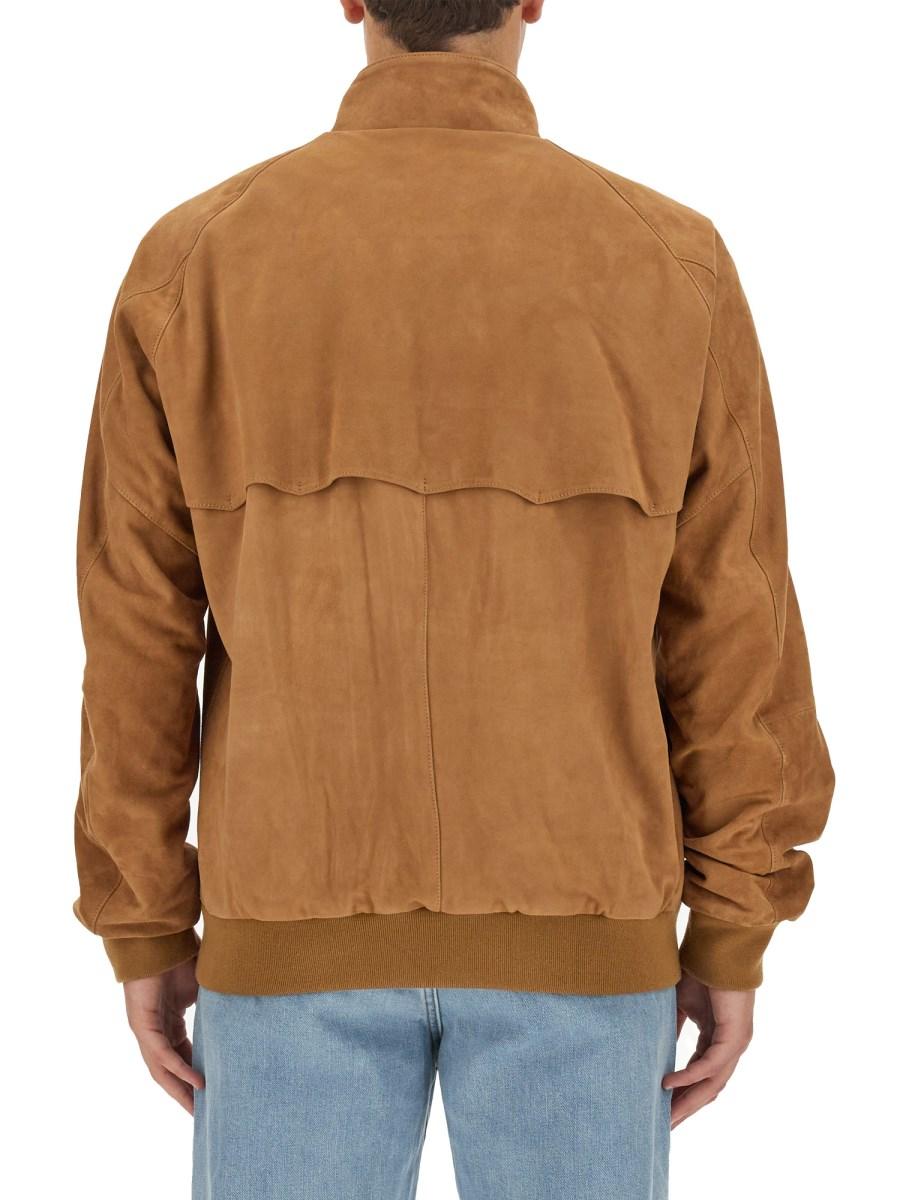 BARACUTA GIACCA G9 IN PELLE SCAMOSCIATA