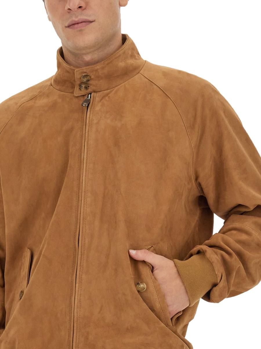 BARACUTA GIACCA G9 IN PELLE SCAMOSCIATA