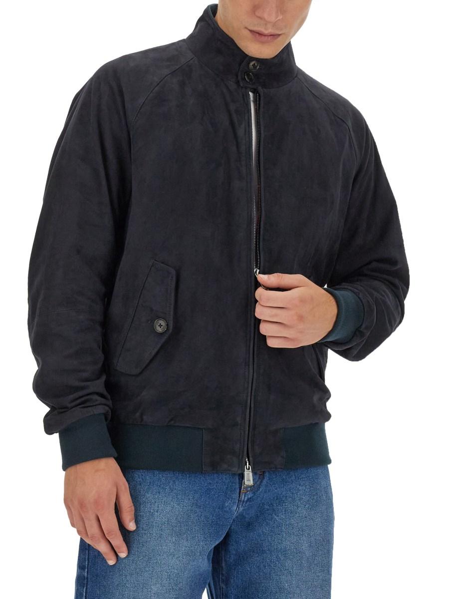 BARACUTA GIACCA G9 IN PELLE SCAMOSCIATA