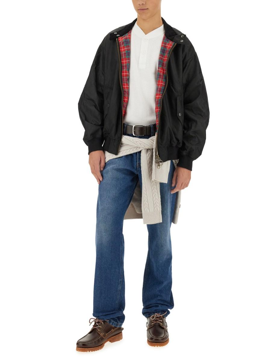 BARACUTA X BARBOUR GIACCA G9 HARRINGTON IN COTONE