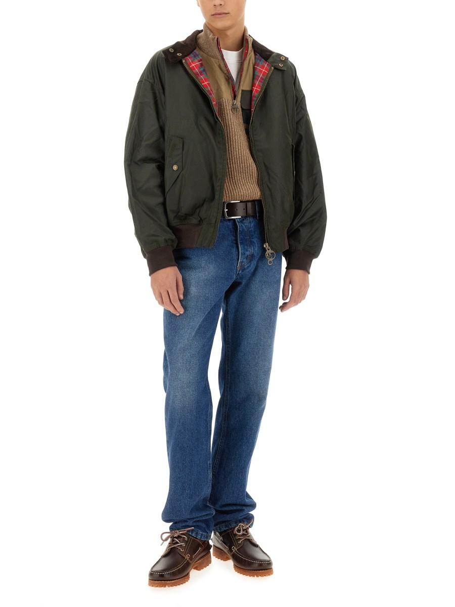BARACUTA X BARBOUR GIACCA G9 HARRINGTON IN COTONE