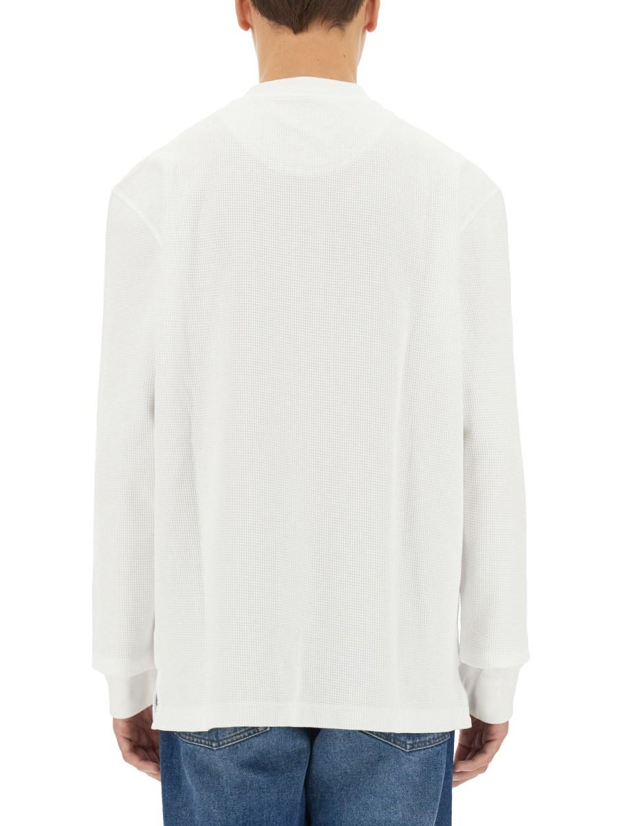 BARACUTA X BARBOUR T-SHIRT HENLEY