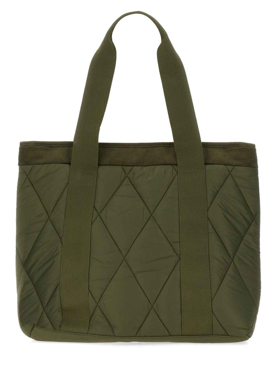 BARBOUR BORSA TOTE IN NYLON CON LOGO