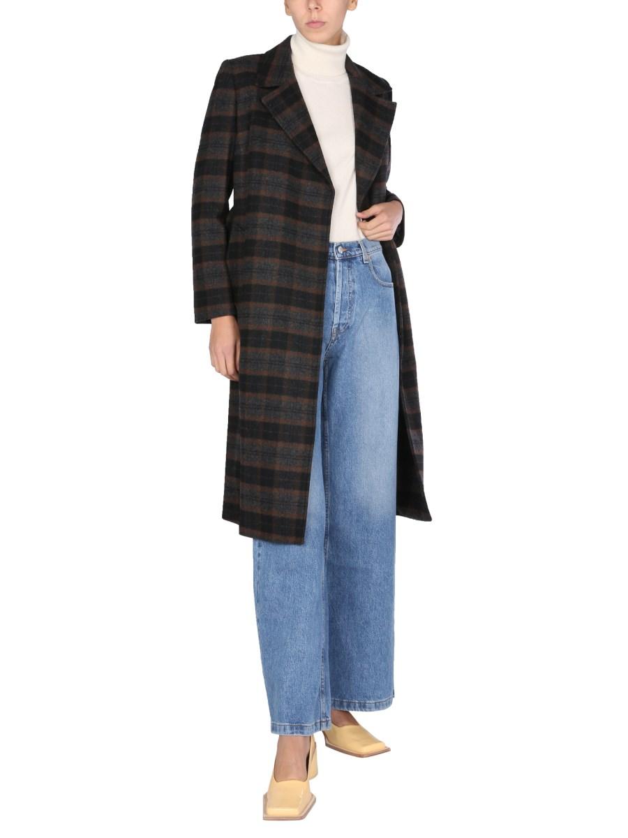BARBOUR CAPPOTTO IN LANA CON MOTIVO A TARTAN
