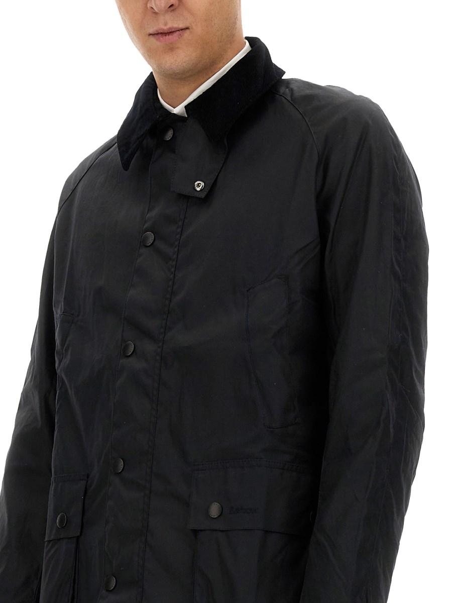 BARBOUR GIACCA ASHBY IN COTONE CERATO