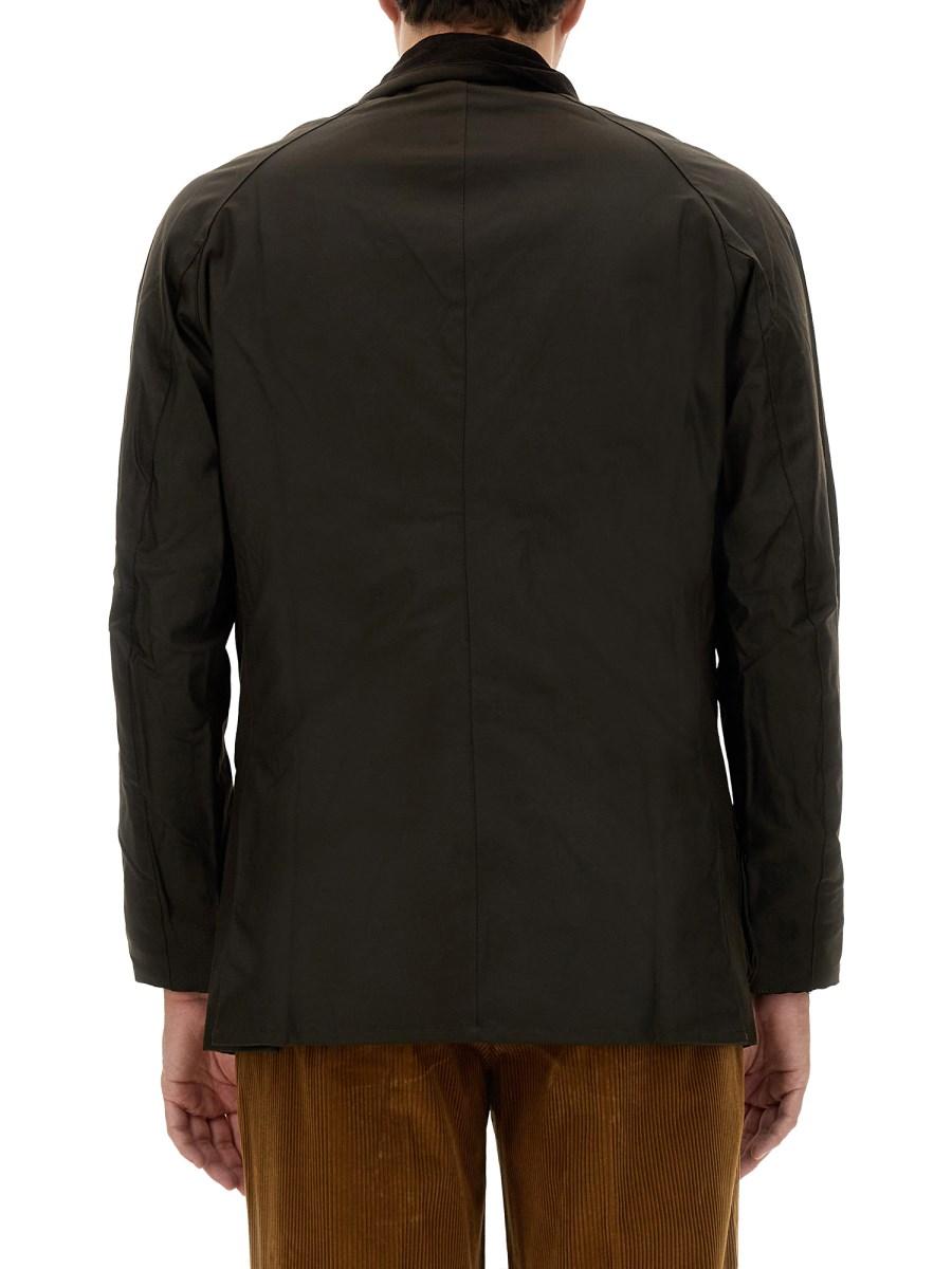 BARBOUR GIACCA ASHBY IN COTONE CERATO