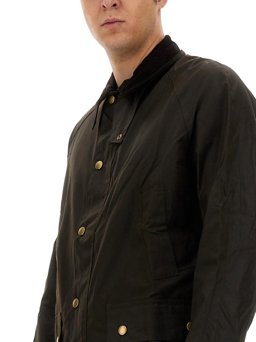 BARBOUR GIACCA ASHBY IN COTONE CERATO