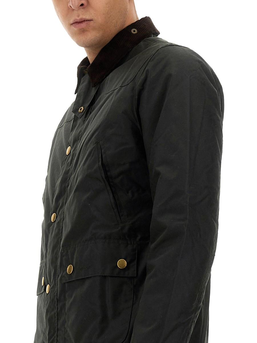 BARBOUR GIACCA REELIN WAX IN COTONE CERATO