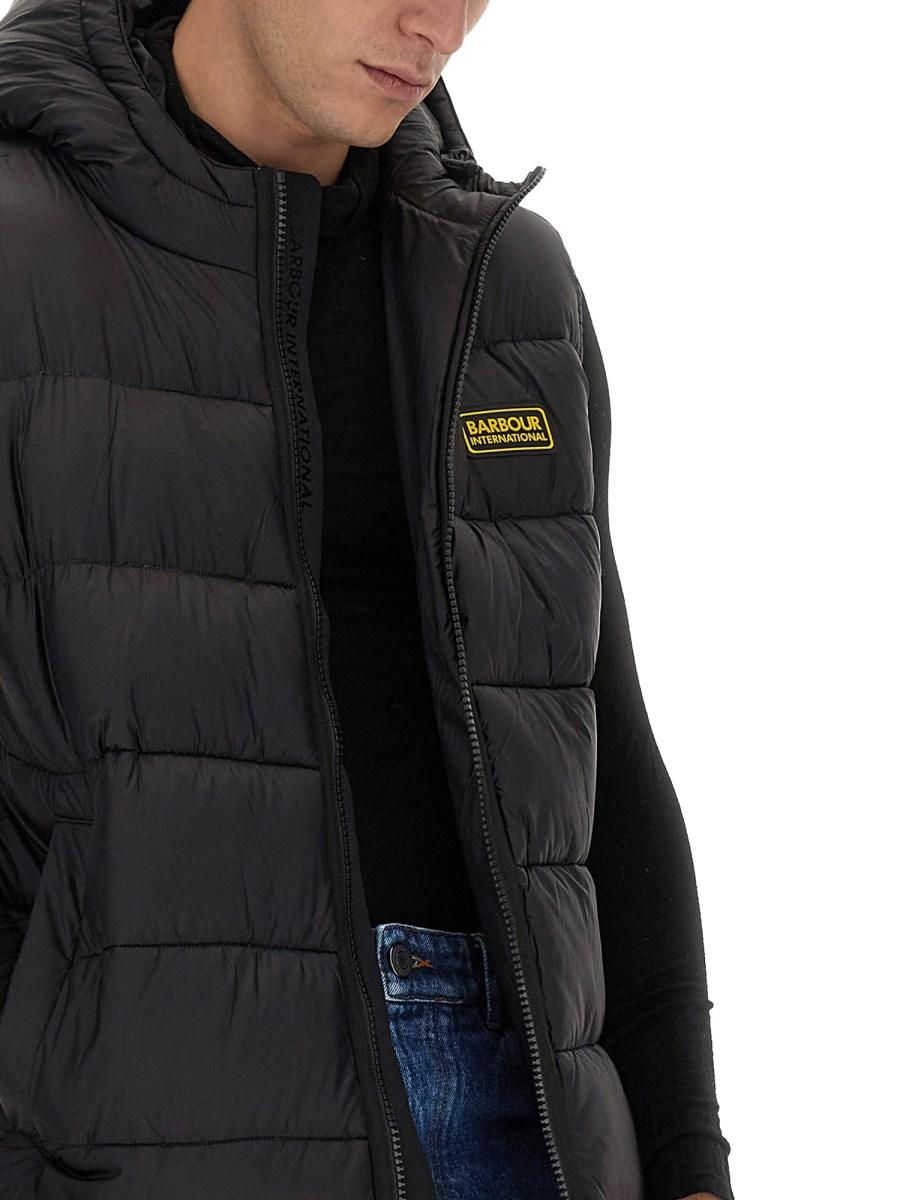 BARBOUR GILET BOBBER INI NYLONO TRAPUNTATO