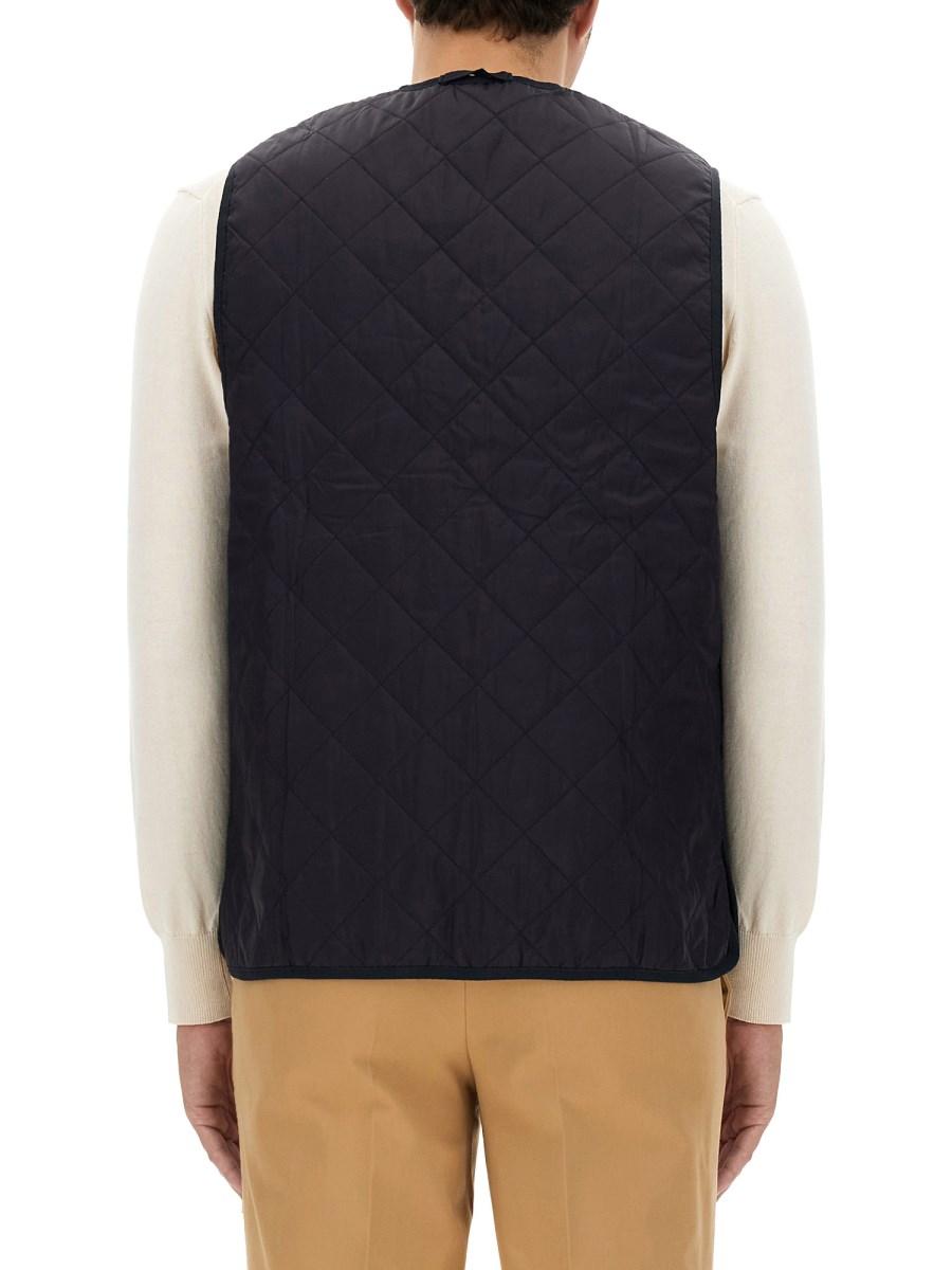 BARBOUR GILET TRAPUNTATO CON ZIP