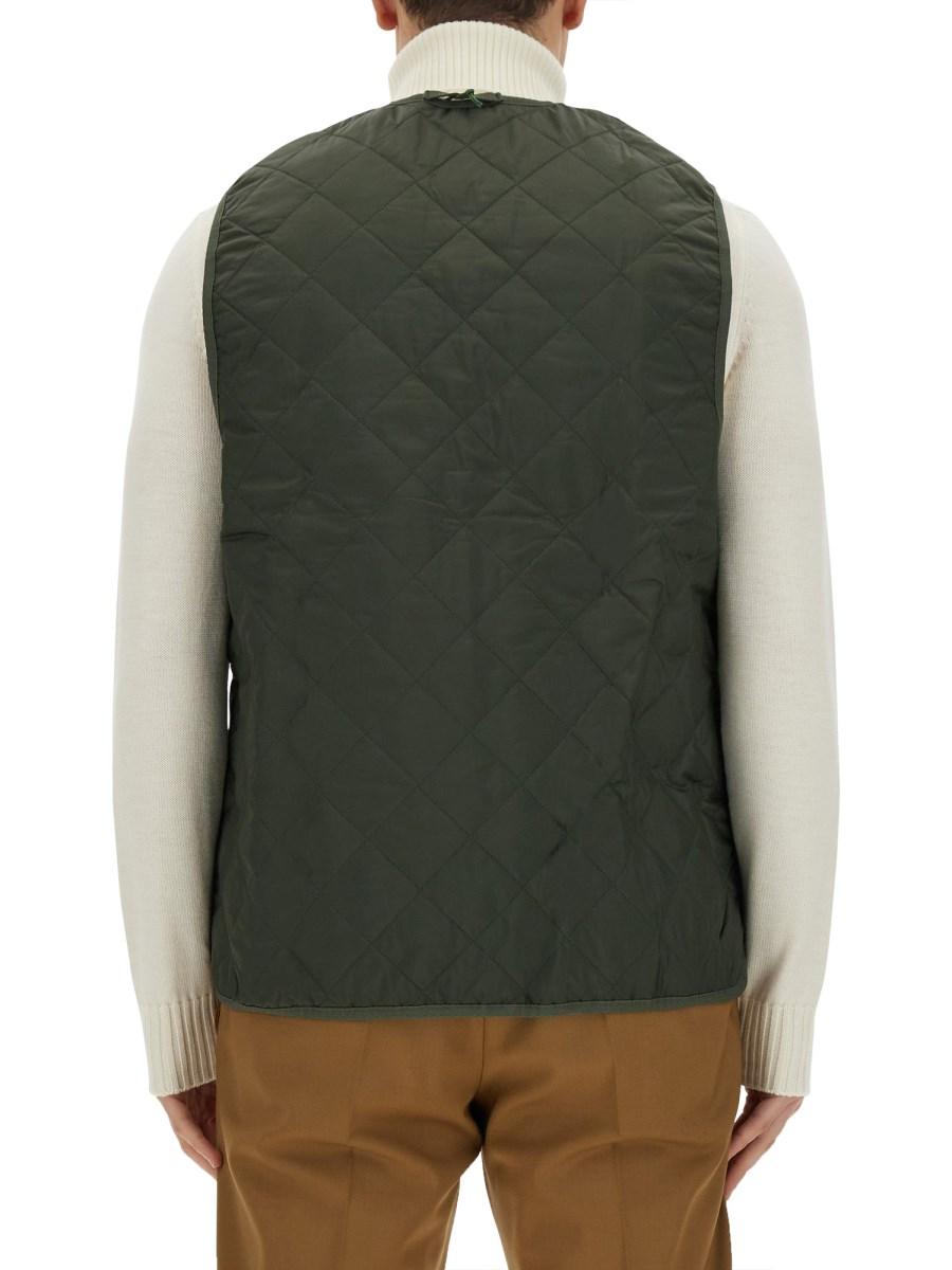 BARBOUR GILET TRAPUNTATO CON ZIP
