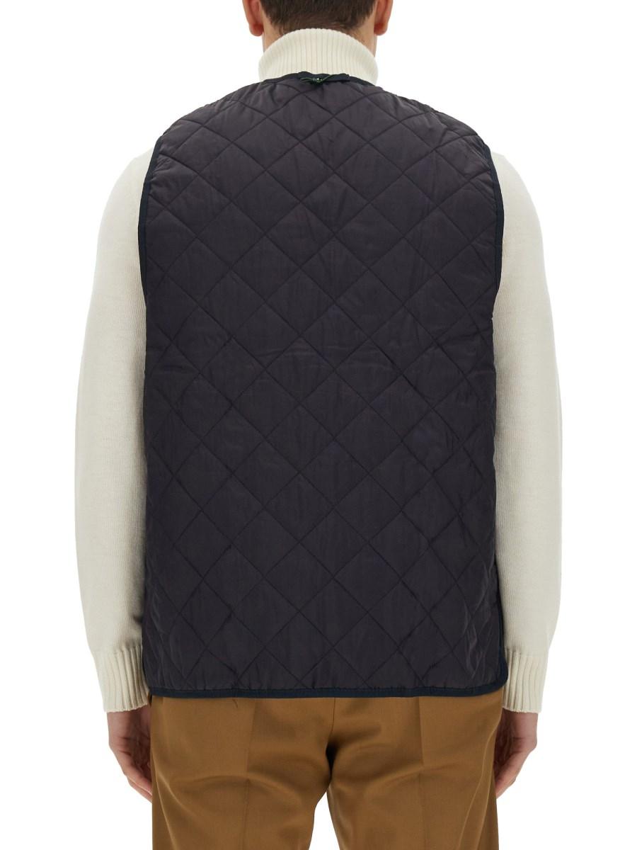 BARBOUR GILET TRAPUNTATO CON ZIP