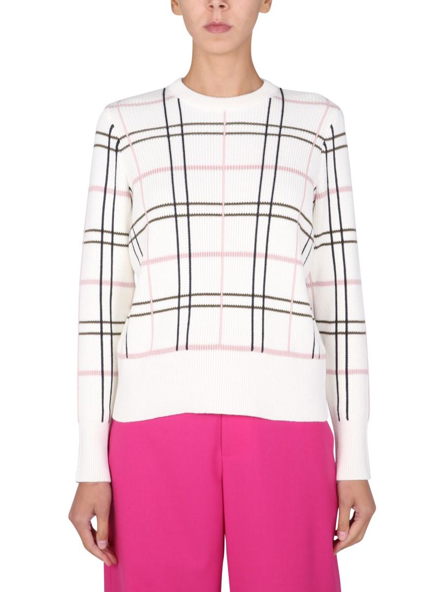 BARBOUR MAGLIA GIROCOLLO IN MISTO LANA