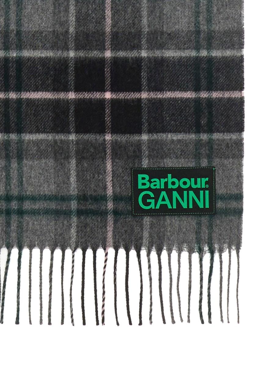 BARBOUR X GANNI SCIARPA TARTAN BARBOUR X GANNI
